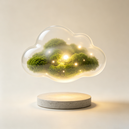 Preserved Moss Cloud Night Light